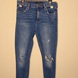 Lucky Brand Women's "Bridgette" Skinny Distressed Denim Jeans, Size 10/30 A